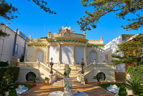 Jardín de estilo modernista