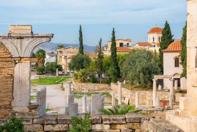Ágora romana en Atenas