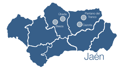 Mapa de Jaén