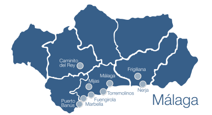 Mapa de Málaga