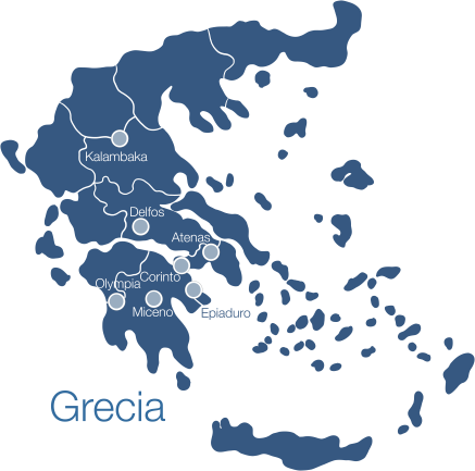 Mapa de Grecia