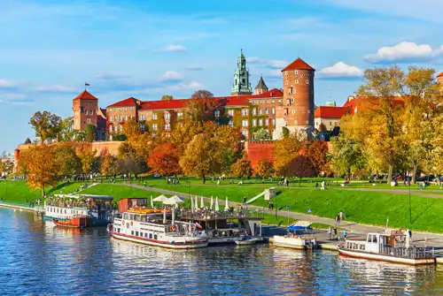 Vista del Castillo de Wawel