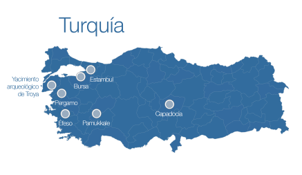 Mapa de Turquía
