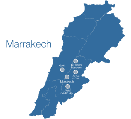 Mapa de Marrakech