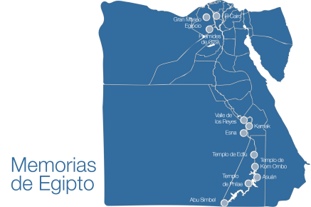 Mapa Memorias de Egipto