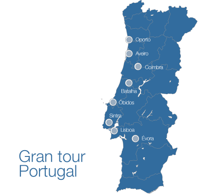 Mapa de Gran Tour de Portugal
