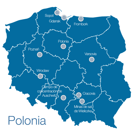 Mapa de Polonia