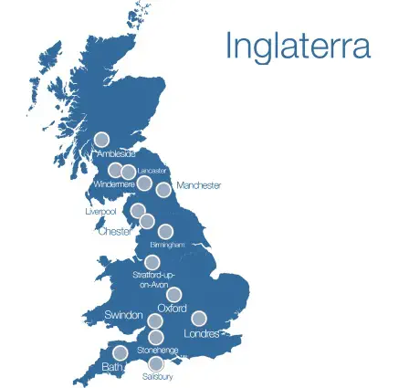 mapa inglaterra