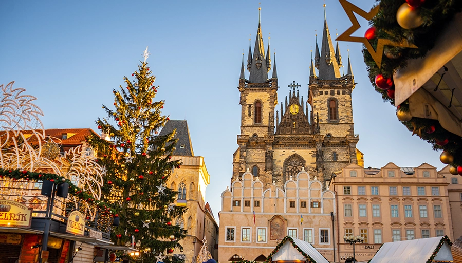 Mercadillo navidad Praga