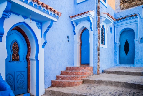 calles azules de Chefchaouen