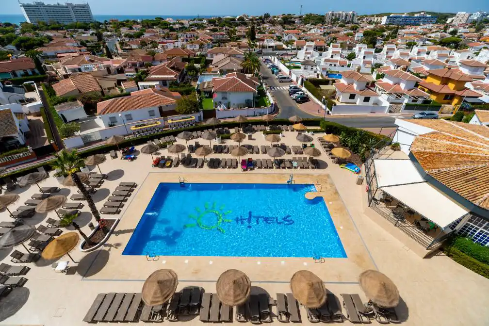 Vista de la piscina